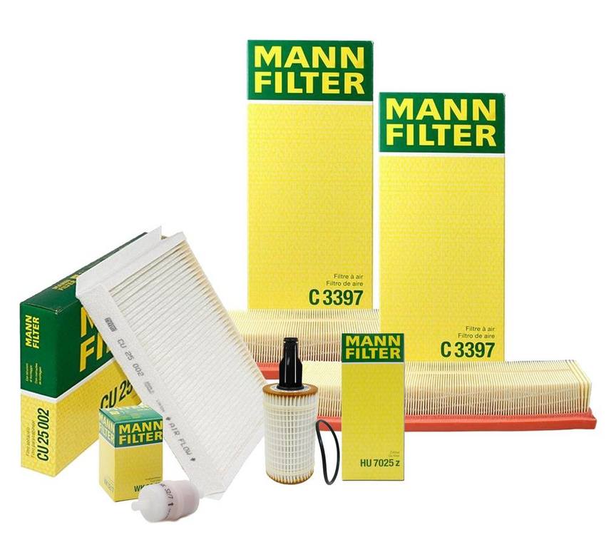 Mercedes Air / Cabin Air / Fuel / Engine Oil Filter Kit 2780940004 - MANN-FILTER 3739279KIT